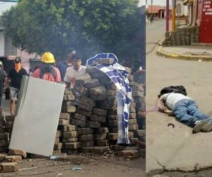 Un desalojo en la cuidad de Masaya en Nicaragua, dejó como resultado al menos seis personas muertas y 32 heridas. Foto: Agencia AFP