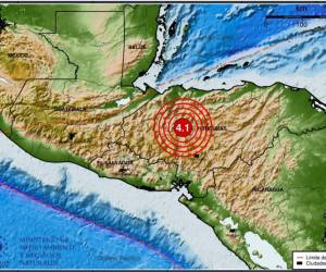 El terremoto fue a 91.0 kilómetros al noroeste de ciudad de Tegucigalpa, Honduras, a una profundidad de 7 km, detalló el Ministerio de Ambiente de El Salvador.