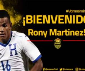 Rony Martínez, exjugador de Olimpia, ahora es el nuevo delantero del Real España.