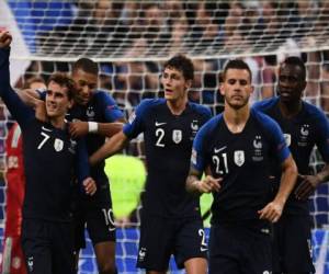 Griezmann anotó el segundo gol de penal para darle la victoria a los galos sobre los teutones. Foto/AFP