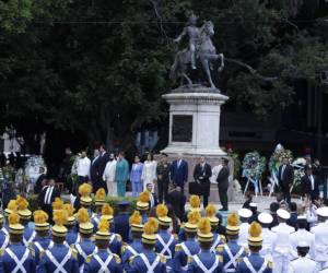 La conmemoración del 203 aniversario de la independencia de Honduras, inició con el Grito de Independencia.