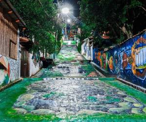 Bellos murales le dan un ambiente pintoresco al casco urbano del municipio de Cantarranas, cuyas autoridades municipales ya esperan a los visitantes.