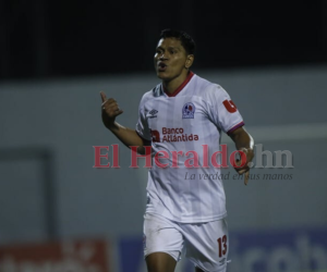 Brayan Moya acertó el gol del empate en el Morazán.