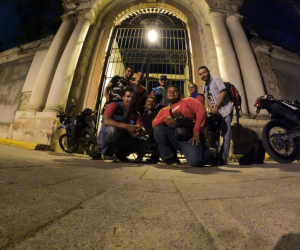 Los encargados del cementerio hicieron el primer recorrido de prueba por el camposanto de Comayagüela.