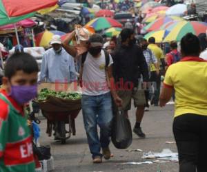 La mayoría de infectados en la capital de Honduras son jóvenes y adultos de entre 20 y 39 años. Foto: Alex Pérez/ EL HERALDO.