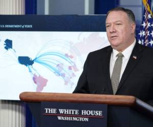 Esta semana el secretario de Estado, Mike Pompeo, informó sobre la acción y aseguró que los países del Triángulo Norte están trabajando para evitar la migración ilegal. AFP.