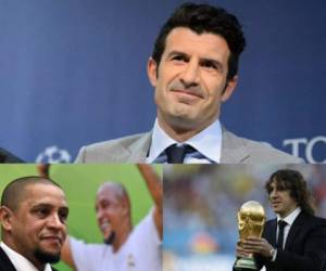 Roberto Carlos, Luis Figo y Puyol visitarán Honduras para disputar el 'Partido por la Paz'. Foto collage agencias.