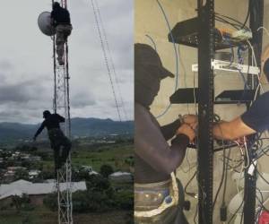 Las Fuerzas Armadas de Honduras, a través de la Policía Militar del Orden Público, llevaron a cabo el desmantelamiento de una estructura tipo torre de vientos de 160 pies de altura, que era utilizada por reclusos de la cárcel de Támara para tener acceso a internet.