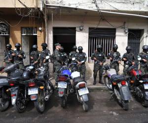 Tras la detención de Tábora, la Unidad de Detenidos de la Policía Militar lucía fuertemente resguardada por militarizados.