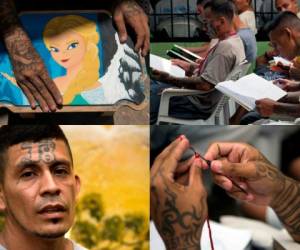 Arrepentidos de crímenes por los que purgan largas condenas, exmiembros de las pandillas Barrio 18 y Mara Salvatrucha (MS-13) buscan rehabilitarse en una prisión en el este de El Salvador, donde se capacitan en diversos oficios para salir de la vida delictiva. (Fotos: AFP)