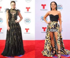 Las lentejuelas, pedrerías y escotes fueron los protagonistas de los looks. A continuación su paso por la alfombra roja. Fotos AFP|AP