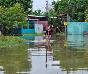 Las personas en la zona norte fueron unas de las más afectadas por las lluvias.