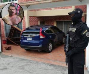 Howin Alexis Romero (42), alias 'Ratón', uno de los principales cabecillas de la pandilla 18 en San Pedro Sula, fue detenido la noche del sábado en esa ciudad. Durante su captura, las autoridades le decomisaron armas, teléfonos satelitales y hasta un lanzagranadas en una lujosa vivienda. Foto: Cortesía.