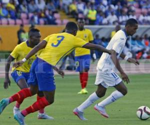 Honduras jugó un amistoso ante Ecuador el año pasado en Quito, ganaron los locales.