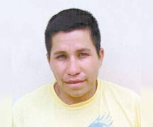 El sospechoso, Víctor Orlando Zavala, capturado por violación.