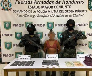 La mujer fue detenida en septiembre pasado por la Policía Nacional por el tráfico de droga.