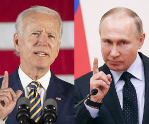 Joe Biden y Vladimir Putin.