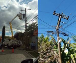 La Empresa Energía Honduras (EEH) programó cortes de energía en decenas de comunidades del país este jueves, foto: EEH.