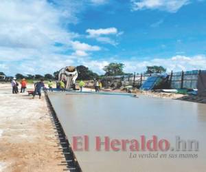 La Ciudad Morazán reporta la construcción de una serie de edificaciones donde supuestamente funcionarán las empresas que ya se encuentran inscritas en su registro público. Foto: El Heraldo