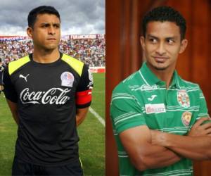 Noel Valladares, el capitán defenderá la meta del León (izquierda). Mario Berrios, el capitán verde siempre juega buenos partidos ante Olimpia (derecha).