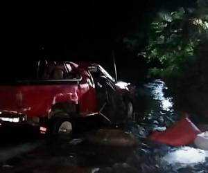 Hombre muere al despistarse y volcar en río Tamalito en Taulabé