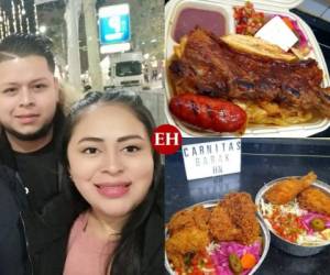 La pareja inició ofreciendo pollo con tajadas y chuleta, sin embargo, su menú se ha ido ampliando con el paso del tiempo. Foto: El Heraldo