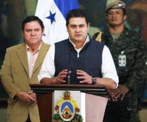 El presidente de Honduras, Juan Orlando Hernández.