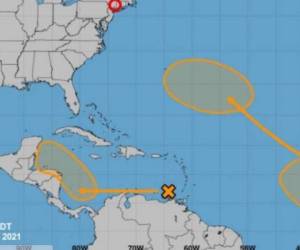 La zona Norte y Oriente de Honduras se verían afectados con las lluvias.