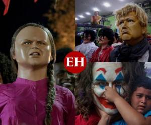 Títeres de personalidades internacionales y locales fueron el deleite de los brasileños y turistas que acudieron al Carnaval de Recife en Brasil. Fotos: AFP.