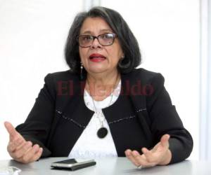 Julieta Castellanos, exrectora de la UNAH y miembro de la Comisión Especial de Transformación del Sistema de Salud. Foto Emilio Flores| EL HERALDO