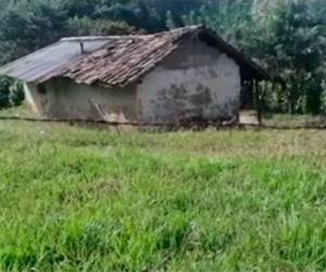 En la imagen se muestra la vivienda en la que habitaban los dos familiares.