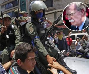 El asesor de seguridad de la Casa Blanca, John Bolton, descartó que este martes se desarrolle un 'golpe de Estado' en Venezuela. Foto: Agencia AFP.