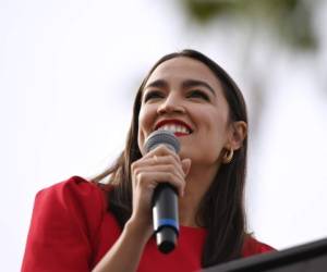 Alexandria Ocasio-Cortez, fue reelegida. AFP.