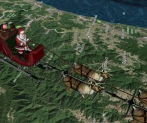 NORAD y Google utilizan las redes sociales para dar cuenta de las novedades de Santa Claus.