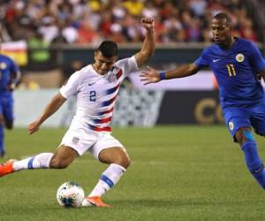 Curazao firmó su primera victoria ante Honduras, así certificó su primer pase a los cuartos de final del torneo. Foto AFP