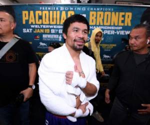 Manny Pacquiao es uno de los boxeadores más famosos del mundo. (AFP)