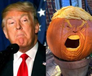 En la galeria de fotos les mostramos los diseños más originales del 'Trumpkin'.