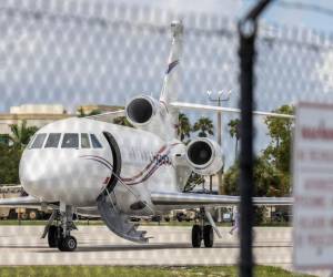 El avión de Maduro, que fue comprado a un costo de 13 millones de dólares, fue llevado de República Dominicana a Florida, Estados Unidos.