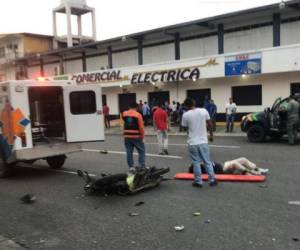 Los heridos fueron auxiliados y trasladados por cuerpos de socorro.