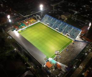 Así luce ahora el estadio Morazán de San Pedro Sula tras arreglos.