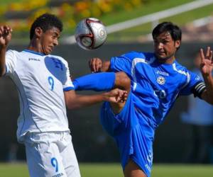 Imagen del partido entre Honduras y Nicaragua de la Copa Centroamericana 2014.