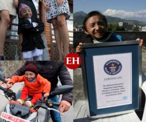 Khagendra Thapa Magar tenía 27 años y el record Guinness por ser el hombre más pequeño del mundo. Falleció debido a una neumonía. Fotos AFP