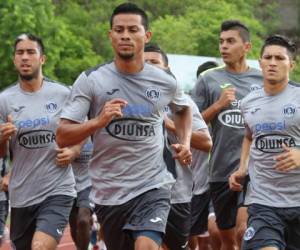 Marco Tulio Vega entrenando por primera vez con su nuevo equipo.