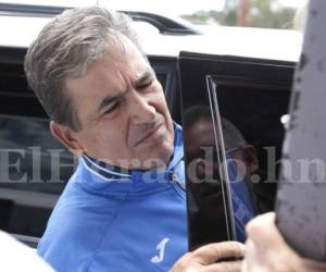 Jorge Luis Pinto, técnico de la Selección de Honduras (Foto: Juan Salgado)