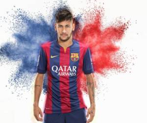 Neymar Santos, delantero del FC Barcelona de España.