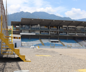 El Estadio Francisco Morazán esta en proceso de cambios significativos y uno de ellos es el cambio del engramillado