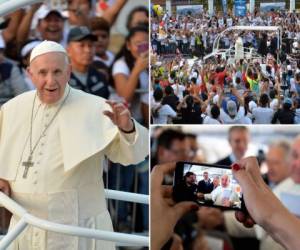 El papa Francisco llegó el miércoles a Panamá para un encuentro de cinco días con la juventud católica. Miles de jóvenes mostraron la algarabía que les causó tener al Sumo Pontífice frente a ellos. (Fotos: AFP)