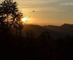 Atardecer en el Picacho. Foto: Nicolle López