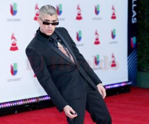 Bad Bunny llega a los Latin Grammy en la MGM Grand Garden Arena en Las Vegas en una fotografía del 15 de noviembre de 2018. Bad Bunny lanzó su álbum debut “X 100PRE” el 24 de diciembre de 2018.