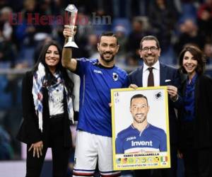 Fabio Quagliarella terminó en primera posición de la tabla de goleadores, con 26 tantos. Foto:AFP